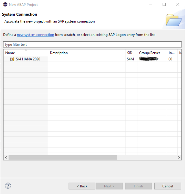 Connect to an SAP System